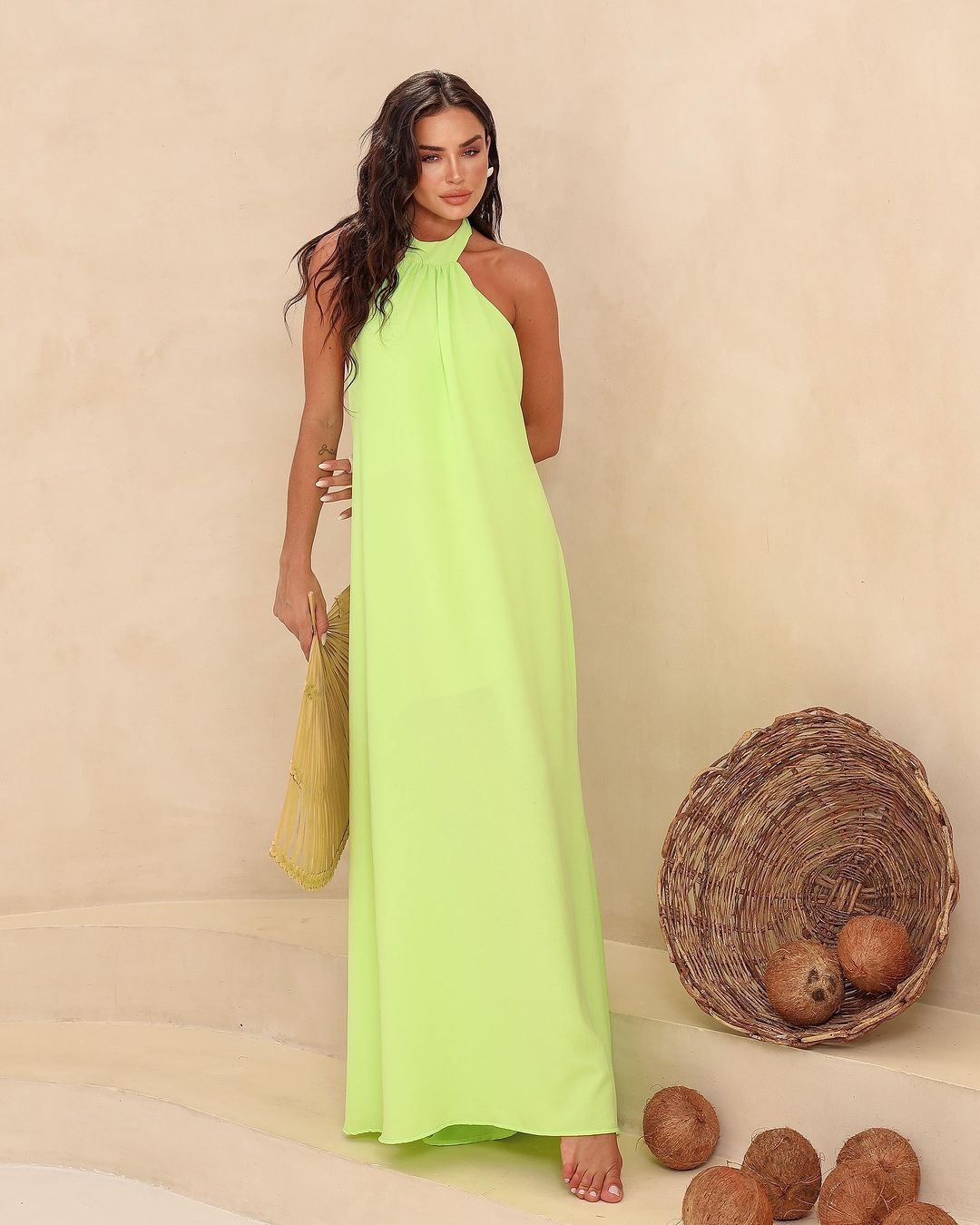 Vestido Elegance Clarice Verde