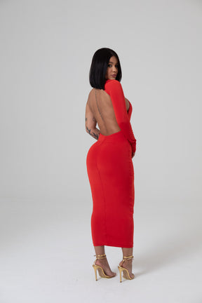 Vestido Assimétrico – Scarlet Vermelho®