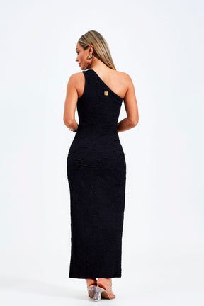 Vestido Perfect Stretch Longo Preto