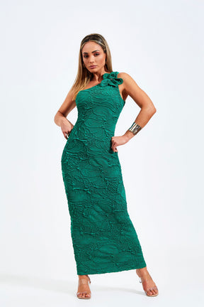 Vestido Perfect Stretch Longo Verde