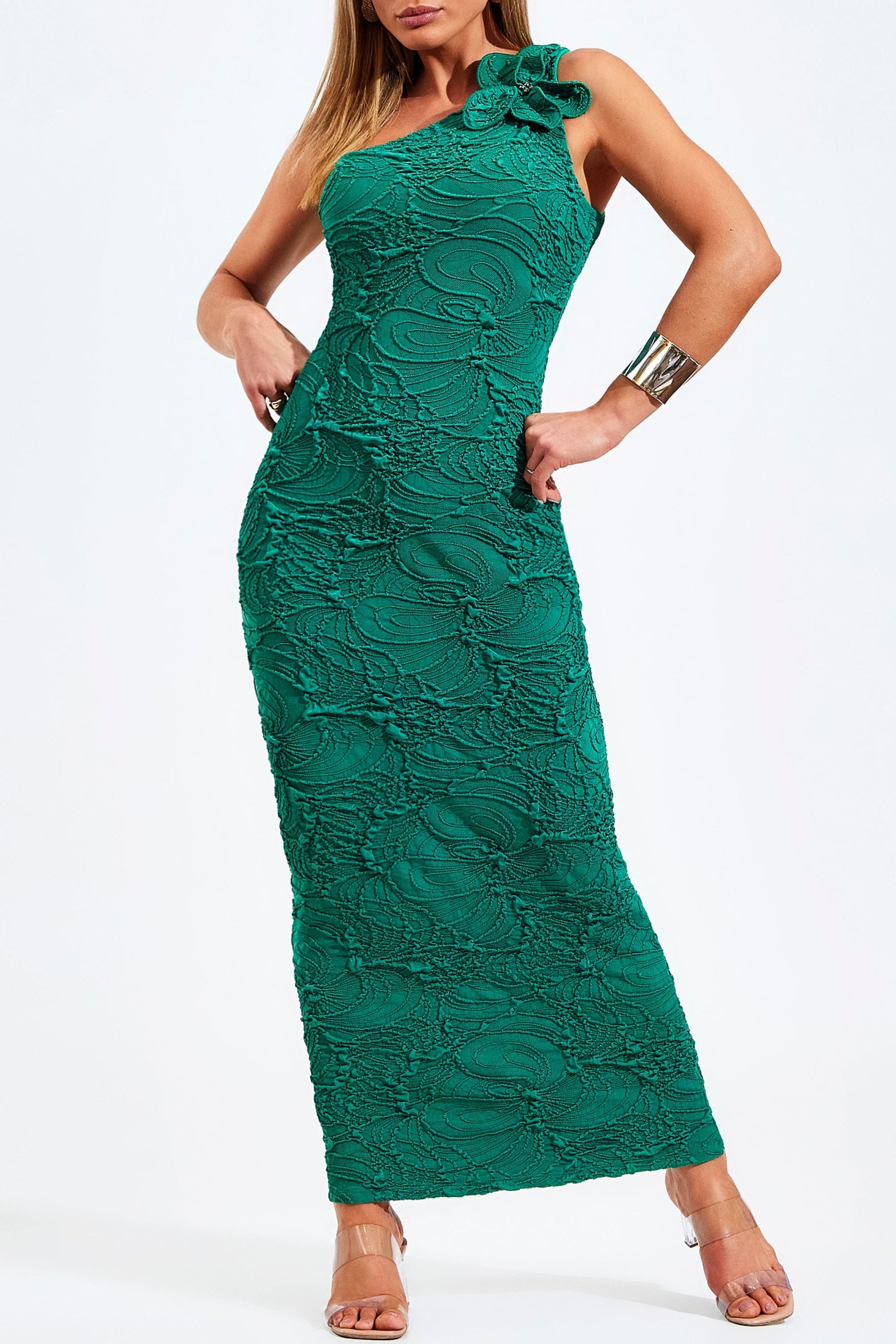 Vestido Perfect Stretch Longo Verde